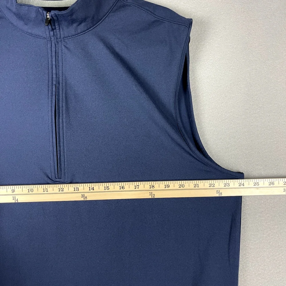 Straight Down Cypress Vest Mens XL‎ Blue Golf Performance Sleeveless Soft Casual